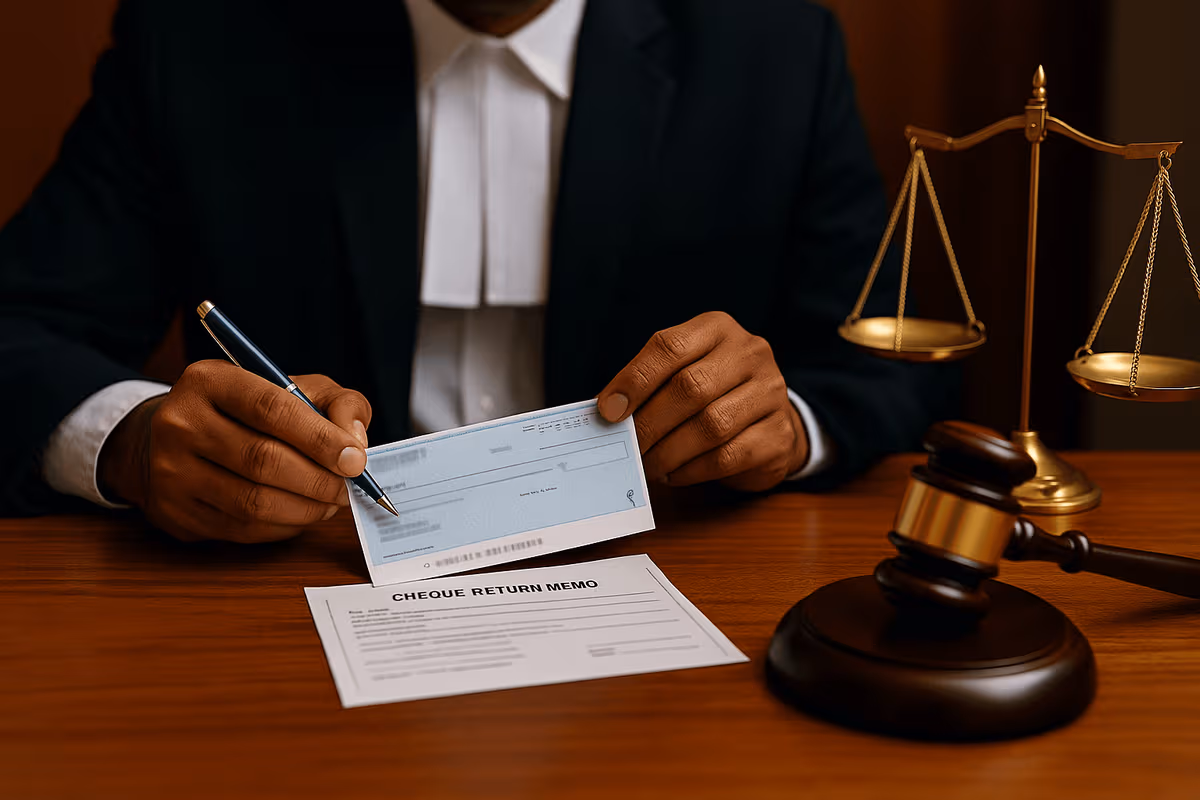 CHEQUE BOUNCE COMPLAINT